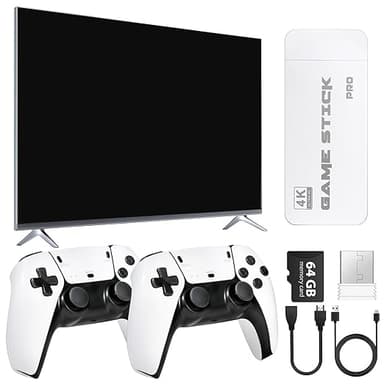 20000+ Wireless Retro Gaming Console, Retro Gaming Stick,Classic Retro Play Plug and Play Video Gaming Stick, 4K HD HDMI TV Game Stick (64G - Image 1