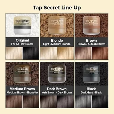 I DEW CARE Tap Secret Dry Shampoo Powder with Biotin - Tap Secret Original | Strengthening & Volumizing, Refillable, Travel size, Non-aerosol, Brunette, Korean Ginseng, Dry Shampoo for Women, 0.24 Oz - Image 9