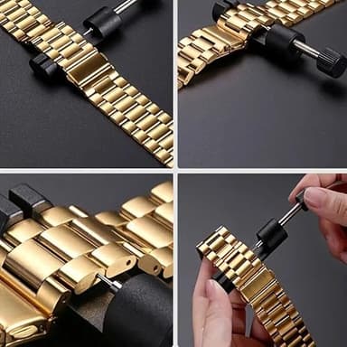 2 Pack Watch Link Removal Kit, Watch Band Tool Repair Kit, Resizing Tool for Watch Bracelet Adjustment & Replacement, Pin Remover for Sizing Strap with Extra Replacement - Image 4