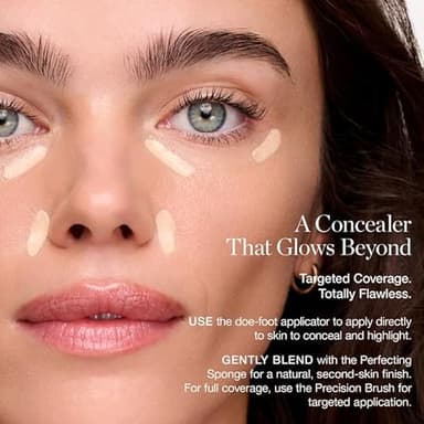 Ogee Complexion Perfecting Under Eye Concealer - Certified Organic Full Coverage Concealer - Buildable Coverage - LINDEN 1.25N - Light Beige (Neutral Undertones) - Image 2