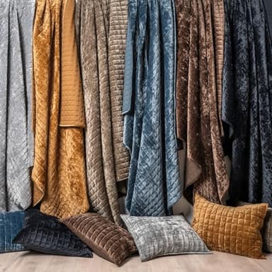 RECYCO Luxury Velvet Quilt Set King Size Bedding Sets, Ultra Soft Velvet Comforter Set, Lightweight Channel Box Stitch Oversized Bedspread Coverlet for All Season, with 2 Shams, Black - Image 6