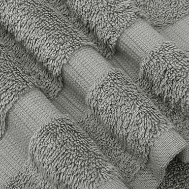 Chakir Turkish Linens | Hotel & Spa Quality 100% Cotton Premium Turkish Towels | Soft & Absorbent (4-Piece Washcloths, Gray) - Image 4