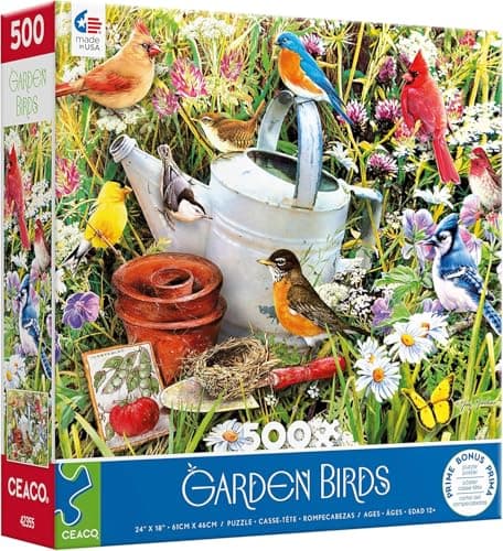 Ceaco - Garden Birds - 500 Piece Jigsaw Puzzle - Image 1