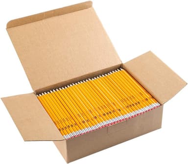 Madisi Wood-Cased #2 HB Pencils, Yellow, Pre-sharpened, Bulk Pack, 320 pencils - Image 2