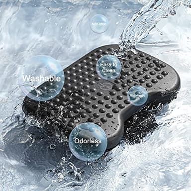 HUANUO Adjustable Desk Footrest, Foot Rest for Under Desk at Work with Massage, Adjustable Foot Stool with 3 Height Position & 30 Degree Tilt Angle Adjustment for Home, Office - Image 7