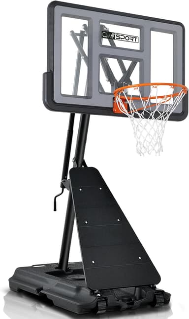 Basketball Hoop Outdoor 44/48Inch Impact Backboard, 5.3-10FT Height Adjustable Basketball Hoop Goal System with Portable Wheels for Adults - Image 2