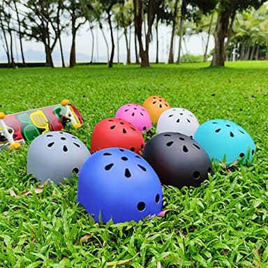 JBM Skateboard Helmet - Lightweight, Adjustable Ventilation Helmet for Scooter, Roller Skate, Inline Skate - Image 8