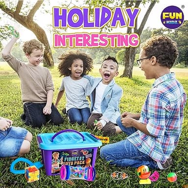 Fidget Pack Box for Boys Girls 4-12, FunKidz Fidget Toys for Kids 5-7 Autistic Sensory Mystery Birthday Gifts in Reusable Portable Treasure Box Nice Party Favors - Image 9