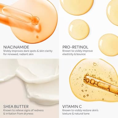 Dove Body Cream Serum Niacinamide + Even Tone for Dark Spots and Uneven Tone with Vitamin C, Pro-Retinol and Shea Butter Lotion, 8 oz - Image 9