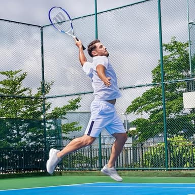 FitVille Pickleball Shoes for Men Tennis Shoes Sneakers for All Court Racquetball Athletic Shoes for Racquet Sport | Arch Support & Wide Toe Box (10.5 Medium, Moon Grey) - Image 7