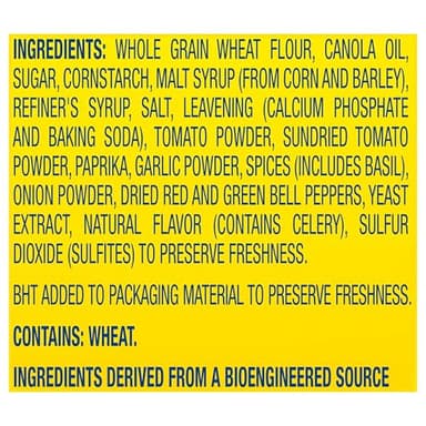 Wheat Thins Sundried Tomato & Basil Snacks, Whole Grain Wheat Crackers, Bulk Snack Crackers, Family Size, 6 -13 oz Boxes - Image 3