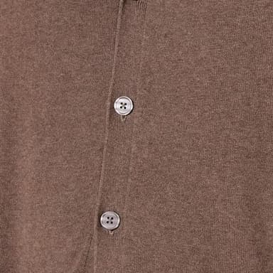 Amazon Essentials Men's Cotton Cardigan Sweater, Brown Heather, Medium - Image 7