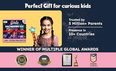 Butterfly EduFields 100+ STEM Projects | Girls Mini Engineering Kit for Ages 8 10 12 15 Years | Ultimate DIY Science Experiments for Kids | Educational Engineering Toys Best Birthday Gift idea - Image 8