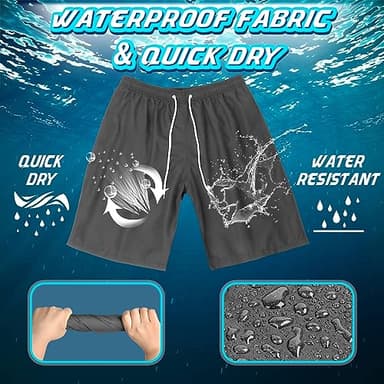 Srnede Mens Swim Trunks Swimming Trunks Swim Shorts Quick Dry 11 Inch with Mesh Lining Funny Swimwear Bathing Suits - Image 3