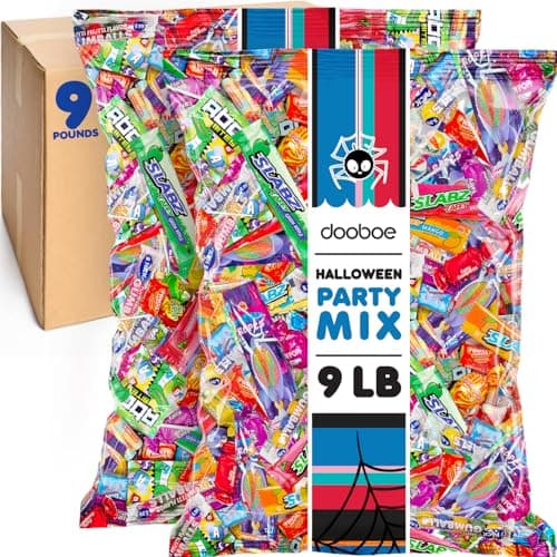 Bulk Candy Mix - Candy Variety Pack - Assorted Classic Candy - Individually Wrapped Candies - Fun Size Candy Assortment (9 Pounds) - Image 1