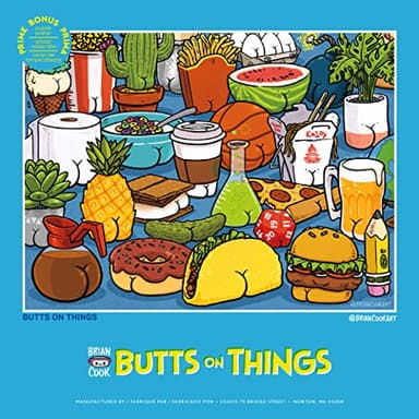 Ceaco - Brian Cook - Butts on Things - 500 Piece Jigsaw Puzzle - Image 6