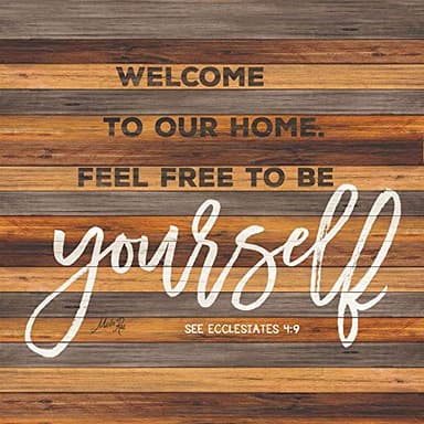 Legacy Publishing Group Marla Rae Cork-Backed Coaster Set, 6-Count, This Home Is Blessed - Image 8