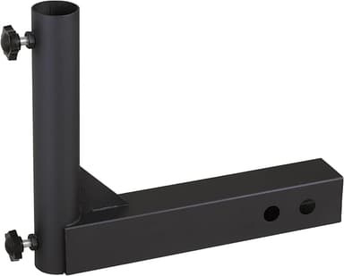 Universal Trailer Hitch Mount Flag Pole Holder,for Any Vehicle with 2" Hitch Receiver,Black - Image 1