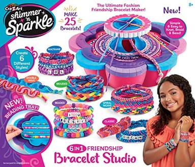 Cra-Z-Art Shimmer & Sparkle Ultimate Friendship Bracelet Maker Small - Image 1