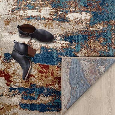 LUXE WEAVERS Lagos Collection Passion 9x12 Abstract Area Rug - Image 8