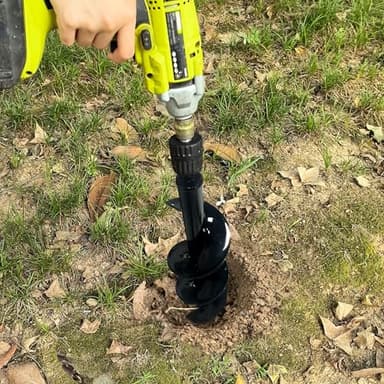 Auger Drill Bit for Planting – 3.5" x 16" and 1.6" x 16.5" Garden Auger Drill Bit for Cordless Drill,Efficient Planting Auger for Bulbs,Flowers,and Vegetables - Image 6