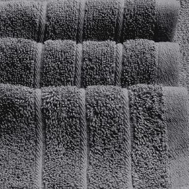 Tens Towels Pack of 8 Towels Set, 2 Extra Large Bath, 2 Hand, 4 Washcloths, 100% Cotton, Lighter Weight, Quicker to Dry, Super Absorbent, Perfect for Bathroom, Dark Grey - Image 7