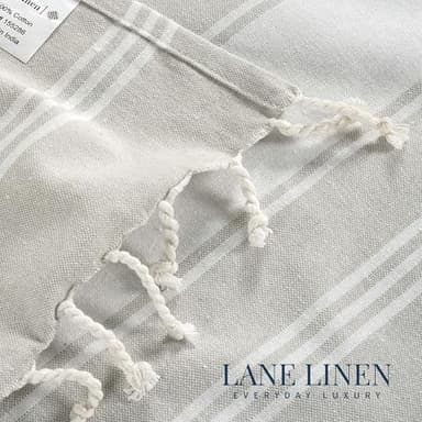 LANE LINEN Turkish Beach Towels for Women, Set of 6 - Large 39"x71", Pre-Washed, No-Shrink, Sand-Free, Quick Dry, Lightweight, Soft Beach Bath Towels - Vintage Beach - Image 7