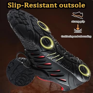 MIFAWA Barefoot Shoes Men Wide Toe Box Zero Drop Water Shoes Men for Gym Workout Minimalist Weightlifting Cross-Trainer Running Hike Grounded Footwear Black - Image 5