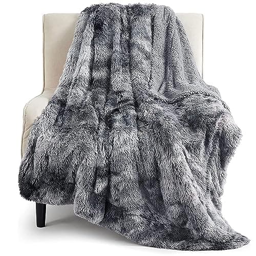 Bedsure GentleSoft Fluffy Fuzzy Faux Fur Throw Blanket for Couch, Soft Sherpa Fleece Cozy Gifts for Women, Christmas Plush Blanket Bed Room Decor for Men, Thick Warm Minky Gifts for Teen Girls Boys - Image 1