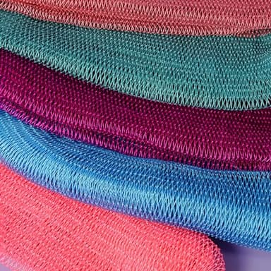 AFRIKI African Net Sponge, Authentic African Exfoliating Sponge, Black Owned, Back Scrubber, 45inch Long, for Normal to Sensitive Skin, for Daily use, Sky Collection (Camelia) - Image 5