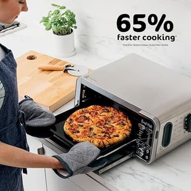Ninja, Toaster Oven, Air Fryer, Thermometer, Toaster Oven Air Fryer Combo, Stainless Steel, Quick meals, Fries, Frozen Food, Air Fry, Dehydrate, Reheat, 13-in-1,Less Oil, Flip Away Oven, Foodi, SP351 - Image 4