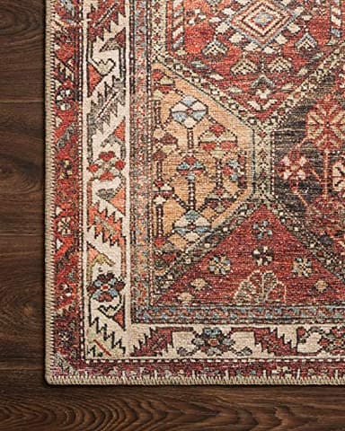 Loloi Loren Collection LQ-16 Spice/Multi 8'-4" x 11'-6" Area Rug - Image 4