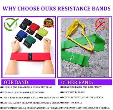 YXILEE Pilates Ring Circle Set - Workout at Home Workout Equipment Women - Booty Bands Stretching Equipment Pilates Mini Exercise Ball for Legs Arms and Thighs - Image 7