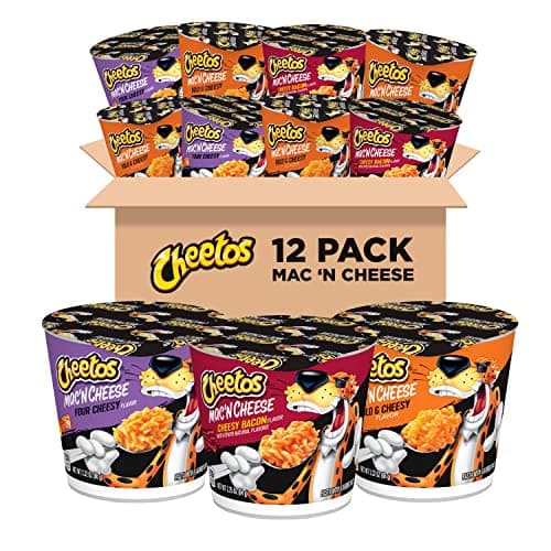 Cheetos Mac & Cheese Cups, 3 Flavor Variety Pack, (Pack of 12) - Image 1