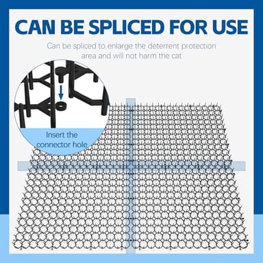 OCEANPAX 16 X 13 Inch Scat Mat for Cats, 16 Pack Cat Scat Mat - Indoor/Outdoor Pet Solution for Plants, Furniture - Image 4