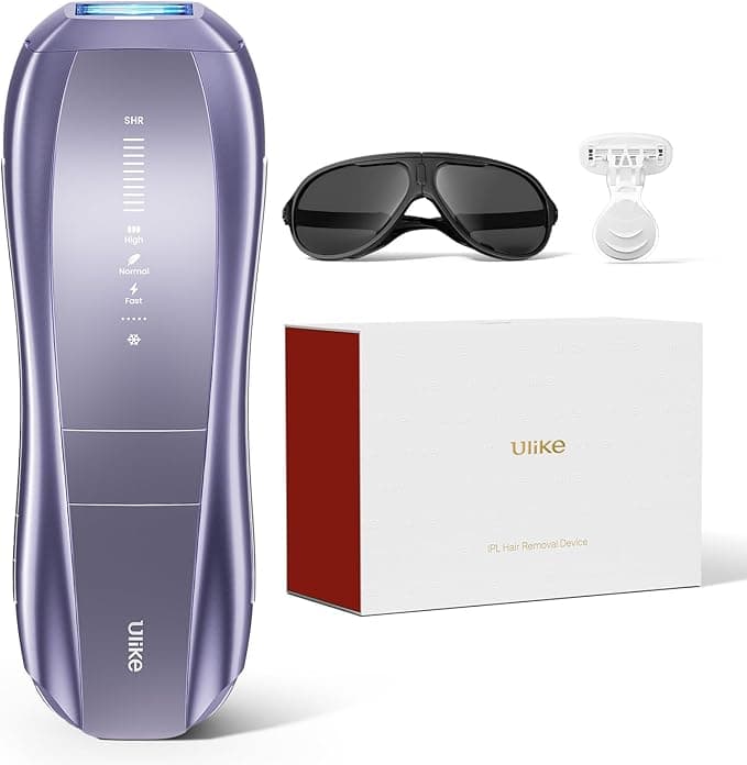 Ulike Laser Hair Removal Device Air 10 Ipl Gift for Women and Men, Ice Cool and Permanent Hair Reduction for Nearly Painless, Dual Lights, Skin Sensor & USHR Mode Hair Removal in 10mins from Home - Image 1