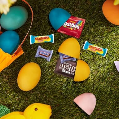 Mars M&M'S, SKITTLES, SNICKERS & STARBURST Easter Basket Stuffers Variety Pack, 65 Ct Bulk Bag - Image 5