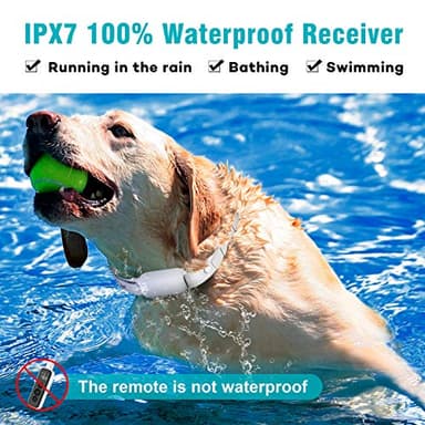 Bousnic Dog Shock Collar for 2 Dogs - (8-120lbs) Waterproof Rechargeable Electric Dog Training Collar with Remote for Small Medium Large Dogs with Beep Vibration Safe Shock Modes(Grey) - Image 3