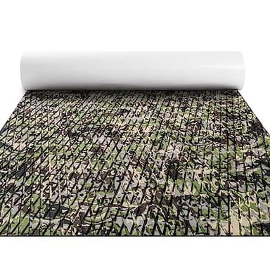 FOCEAN Boat Flooring EVA Foam Boat Decking Camo Marine Flooring Self-Adhesive Marine Mat for Motorboat RV Yacht Kayak, 94.5''x 23.6'', Forest Camo - Image 1