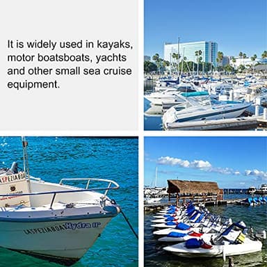 Bungee Dock Lines - Boat Accessories - 4 Feet Shock Cords Docking Rope Mooring Rope for PWC,Jet ski,Pontoon,Kayak,Canoe,Power Boat,Watercraft (Blue) - Image 7