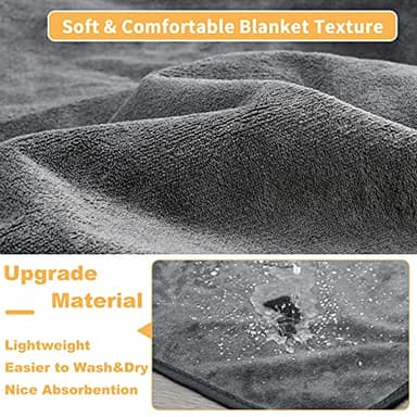 Dog Pee Pad Washable Extra Large, Instant Absorb Thicker Training Pads Non-Slip Pet Playpen Mat, Waterproof Reusable Floor Mat Ideal for Puppy Senior Dog Whelping Incontinence Housebreaking 65x48 Inch - Image 2