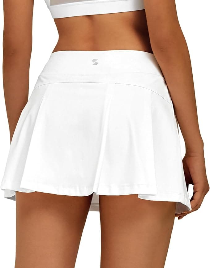Stelle Women Tennis Skirt Golf Skorts Athletic High Waisted with Pockets Inner Shorts Sport Workout Pleated Pickleball - Image 1