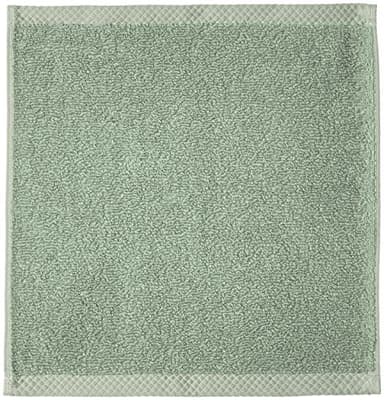 Amazon Basics Cotton Washcloths, Quick-Dry, 12" x 12", 12-Pack, Seafoam Green - Image 7