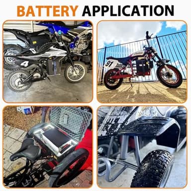 BtrPower 72V Ebike Battery 20AH 25AH 30AH 35AH Lithium ion / LiFeO4 Battery Pack with 5A Charger 50A BMS for 1000W 1500W 1800W 2000W Motor (72V 20AH) - Image 6