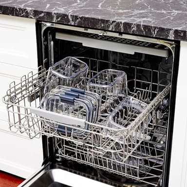 Rubbermaid Brilliance BPA Free Airtight Food Storage Containers with Lids, Set of 4 (4.7 Cup) Ideal for Lunch, Meal Prep, and Leftovers - Image 7