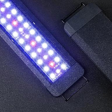 Pawfly 11W Aquarium LED Light for 12 to 18 Inch Fish Tanks Extendable Fish Tank Light with Full Spectrum Brilliant White Blue Red Lights with Daytime & Night Modes and Adjustable Brightness - Image 9
