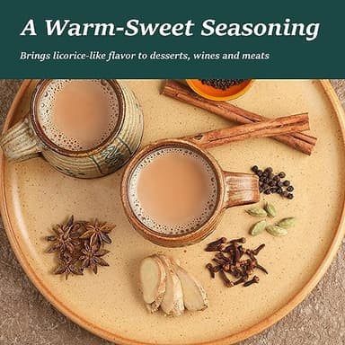 Soeos Star Anise Seeds 6oz (170g), Non-GMO Verified, Great for Baking and Tea, Anis Estrella, Whole Chinese Star Anise Pods, Dried Anise Star Spice - Image 4