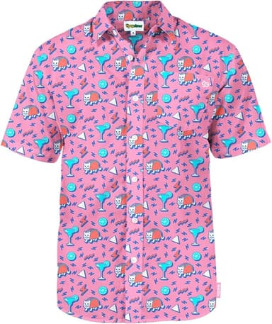 Tipsy Elves Hawaiian Shirts for Men - Casual Beach & Summer Party Shirts for Men - Stretch Fabric with Modern Fit - Image 1