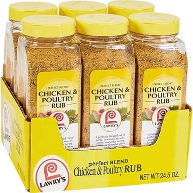 Lawry's Perfect Blend Chicken & Poultry Rub, 24.5 oz (Pack of 6) - Image 1