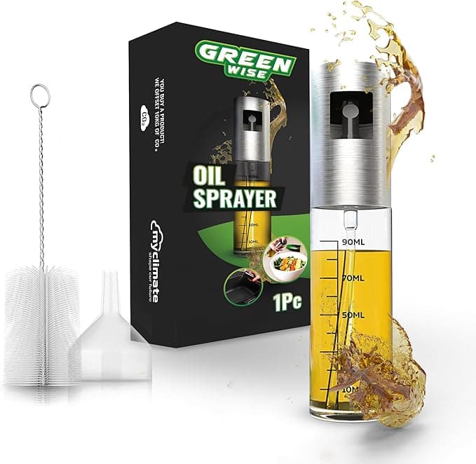 Oilsprayer for Olive & Vine Oil Spray Bottle, Continuous Spray, 3 OZ, for Cooking, Salad Dressing, BBQ and More - Image 1